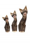 Toptan 3lü Kedi Set 35cm