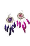 Toptan hasır örgü Dreamcatcher 9 cm